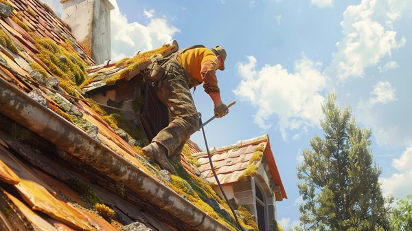 Démoussage de toiture : à qui confier le travail ?